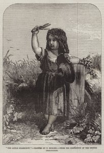 The Little Scarecrow, from the Exhibition of the British Institution by Thomas Francis Dicksee